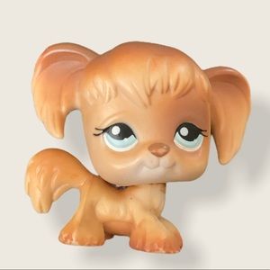Littlest Pet Shop, 2004 Hasbro, Brown Spainel Dog